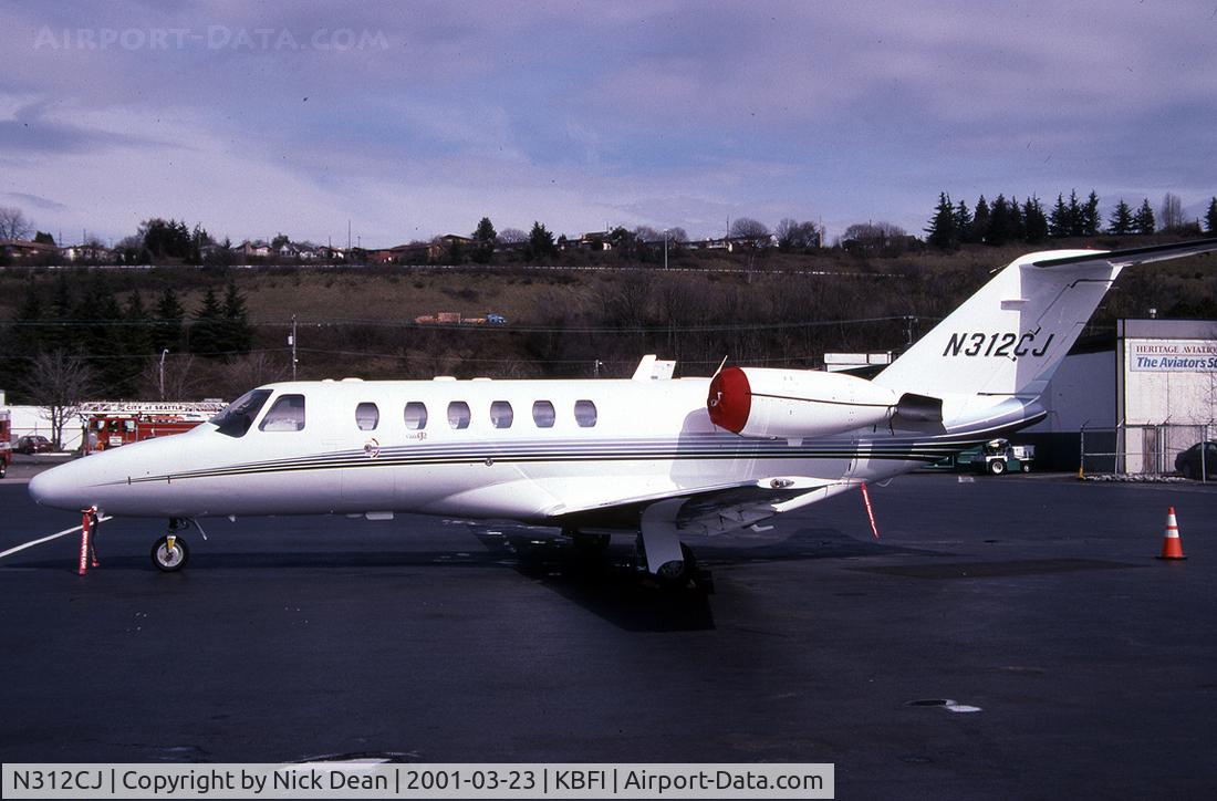 N312CJ, 2001 Cessna 525A CitationJet CJ2 C/N 525A-0031, KBFI