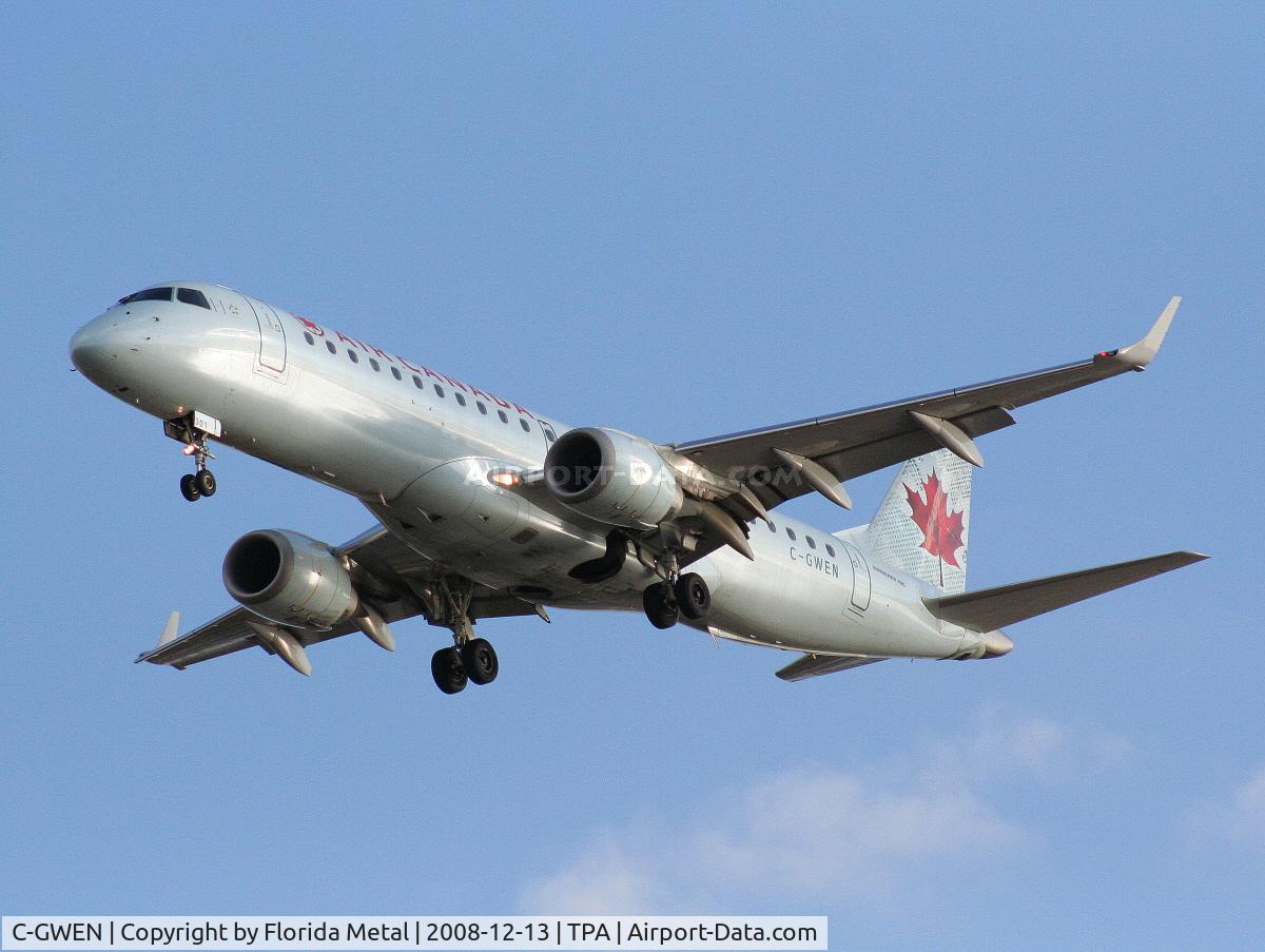 C-GWEN, 2005 Embraer 190AR (ERJ-190-100IGW) C/N 19000010, Air Canada E190