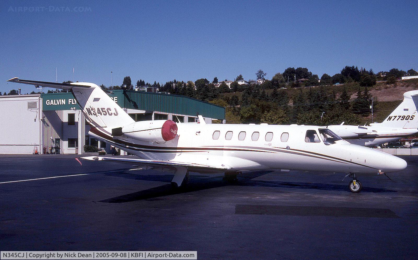 N345CJ, 2002 Cessna 525A CitationJet CJ2 C/N 525A-0136, KBFI