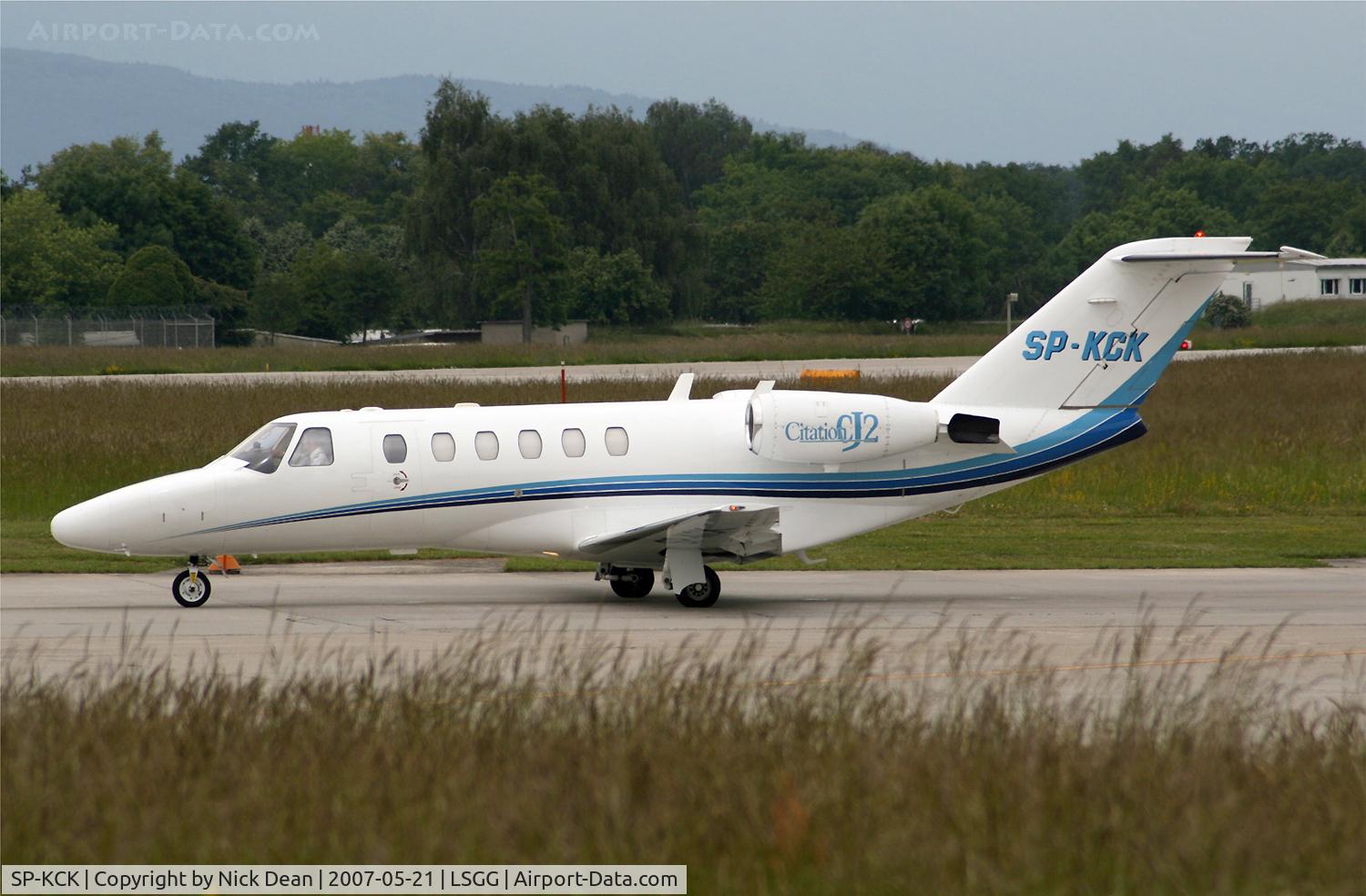 SP-KCK, 2003 Cessna 525A CitationJet CJ2 C/N 525A-0158, LSGG