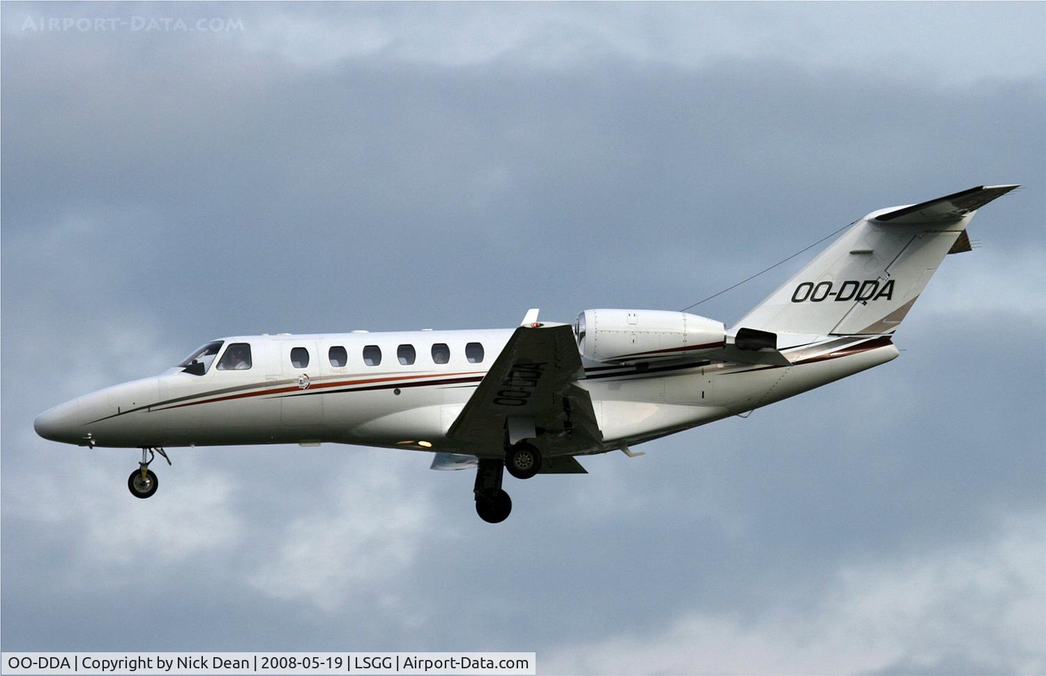 OO-DDA, 2002 Cessna 525A CitationJet CJ2 C/N 525A-0164, LSGG