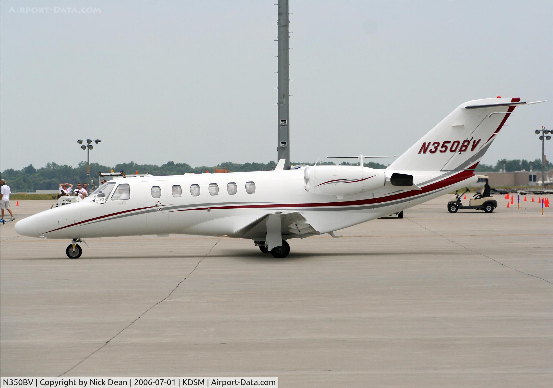 N350BV, 2003 Cessna 525A CitationJet CJ2 C/N 525A0186, KDSM
