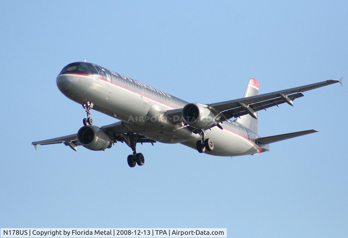 N178US, 2001 Airbus A321-211 C/N 1519, US Airways A321