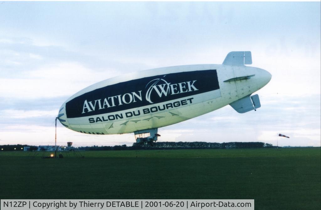 N12ZP, 1996 American Blimp Corp A-60+ C/N 012, At Meaux Airport  France for PARIS AIRSHOW 2001