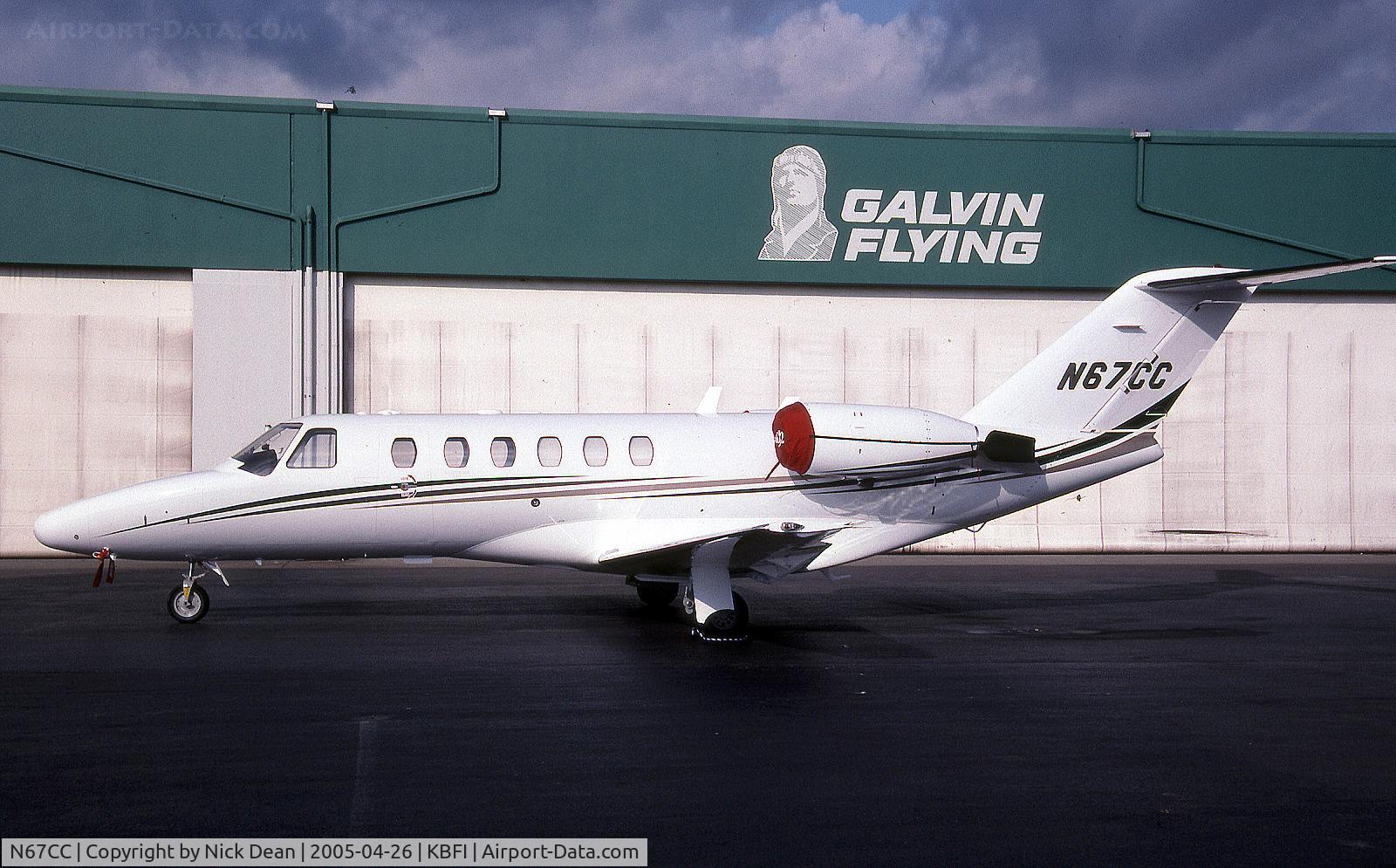 N67CC, 2005 Cessna CitationJet CJ2 C/N 525A0225, KBFI