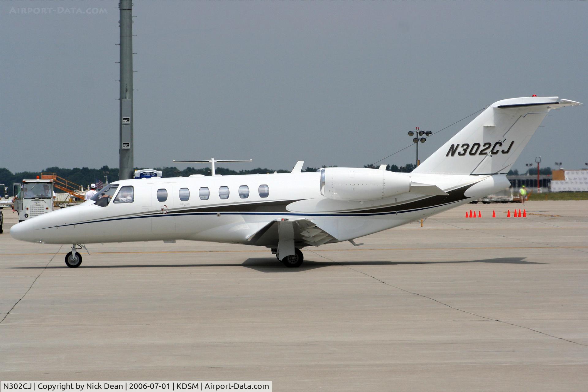 N302CJ, 2006 Cessna 525A CitationJet CJ2+ C/N 525A0302, KDSM