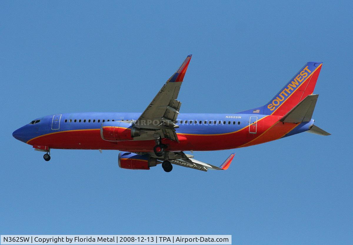 N362SW, 1992 Boeing 737-3H4 C/N 26573, Southwest 737-300