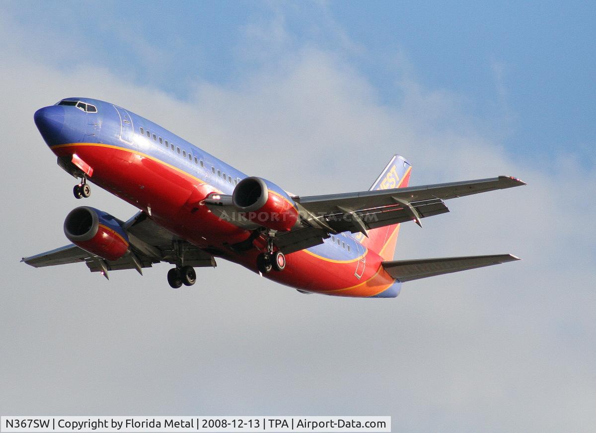 N367SW, 1993 Boeing 737-3H4 C/N 26578, Southwest 737-300