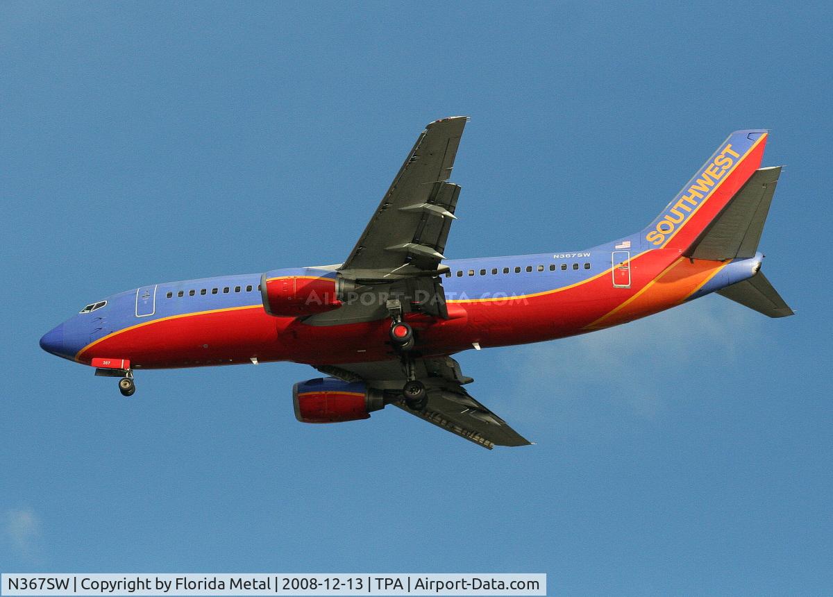 N367SW, 1993 Boeing 737-3H4 C/N 26578, Southwest 737-300