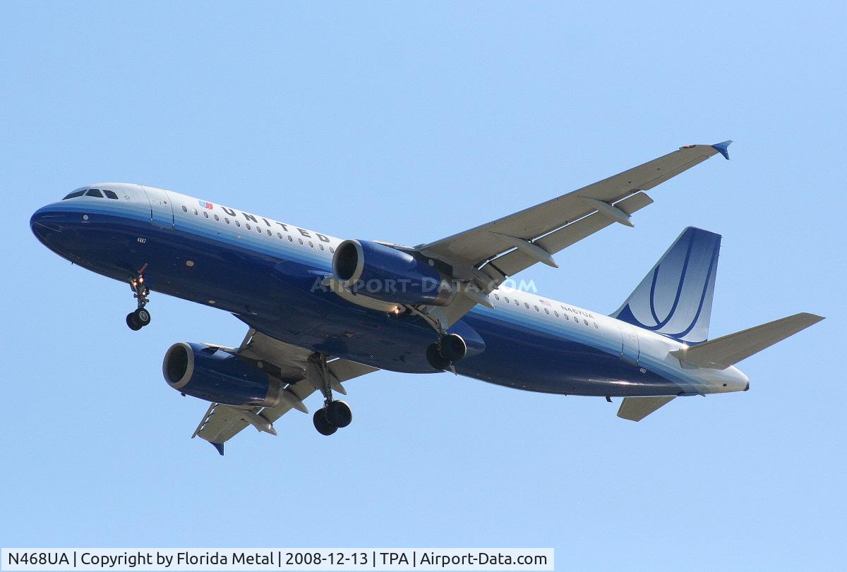N468UA, 2000 Airbus A320-232 C/N 1363, United A320