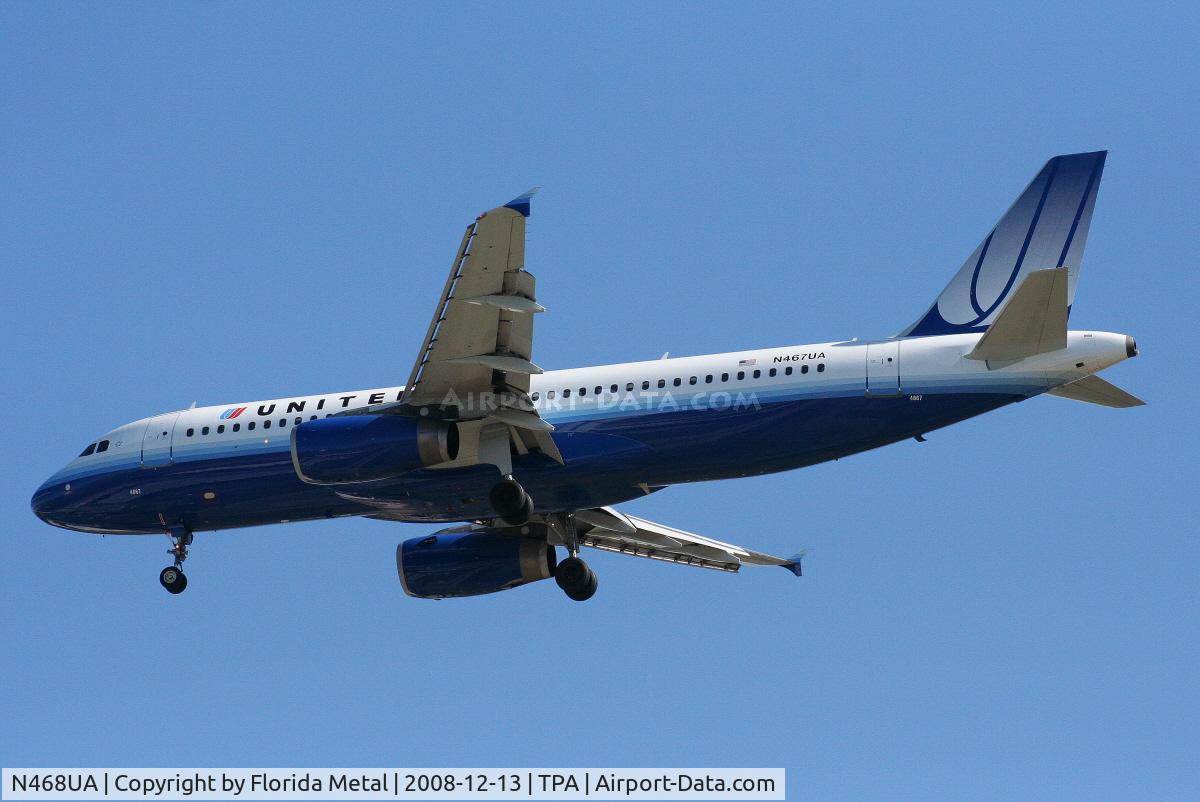 N468UA, 2000 Airbus A320-232 C/N 1363, United A320