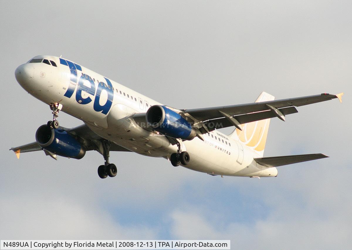 N489UA, 2002 Airbus A320-232 C/N 1702, Ted A320