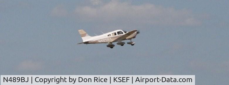 N489BJ, 1989 Piper PA-28-236 Dakota C/N 2811028, In Flight Sebring Florida