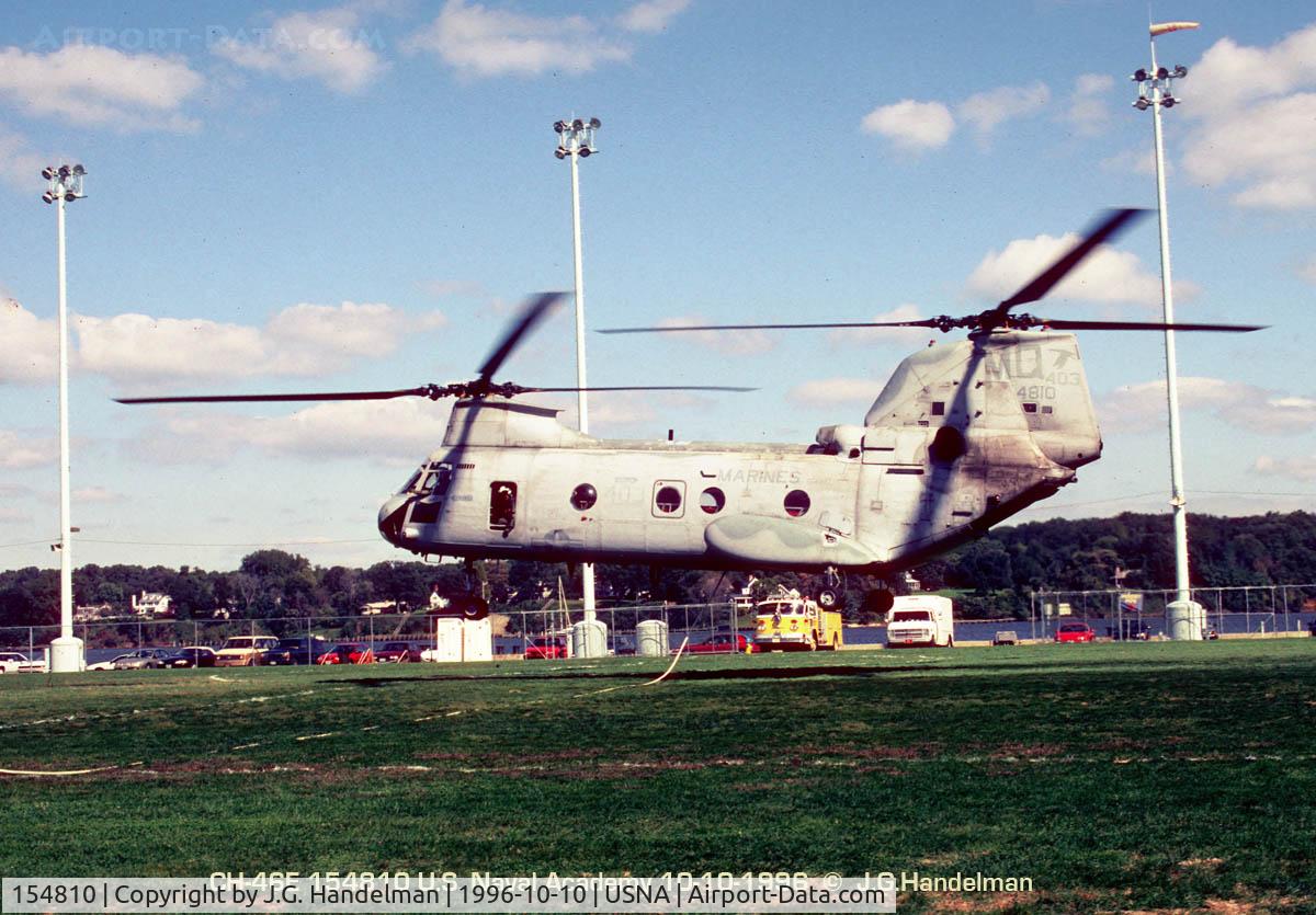 154810, Boeing Vertol CH-46E Sea Knight C/N 2417, demonstration at the U.S.Naval Adademy