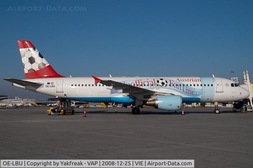 OE-LBU, 2001 Airbus A320-214 C/N 1478, Austrian Airlines Airbus 320