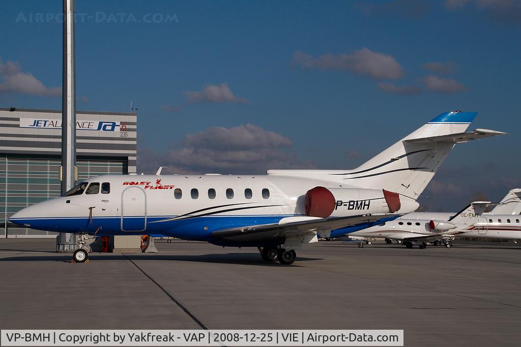 VP-BMH, 1990 British Aerospace BAe.125-800B C/N 258180, Polet Flight Bae 125