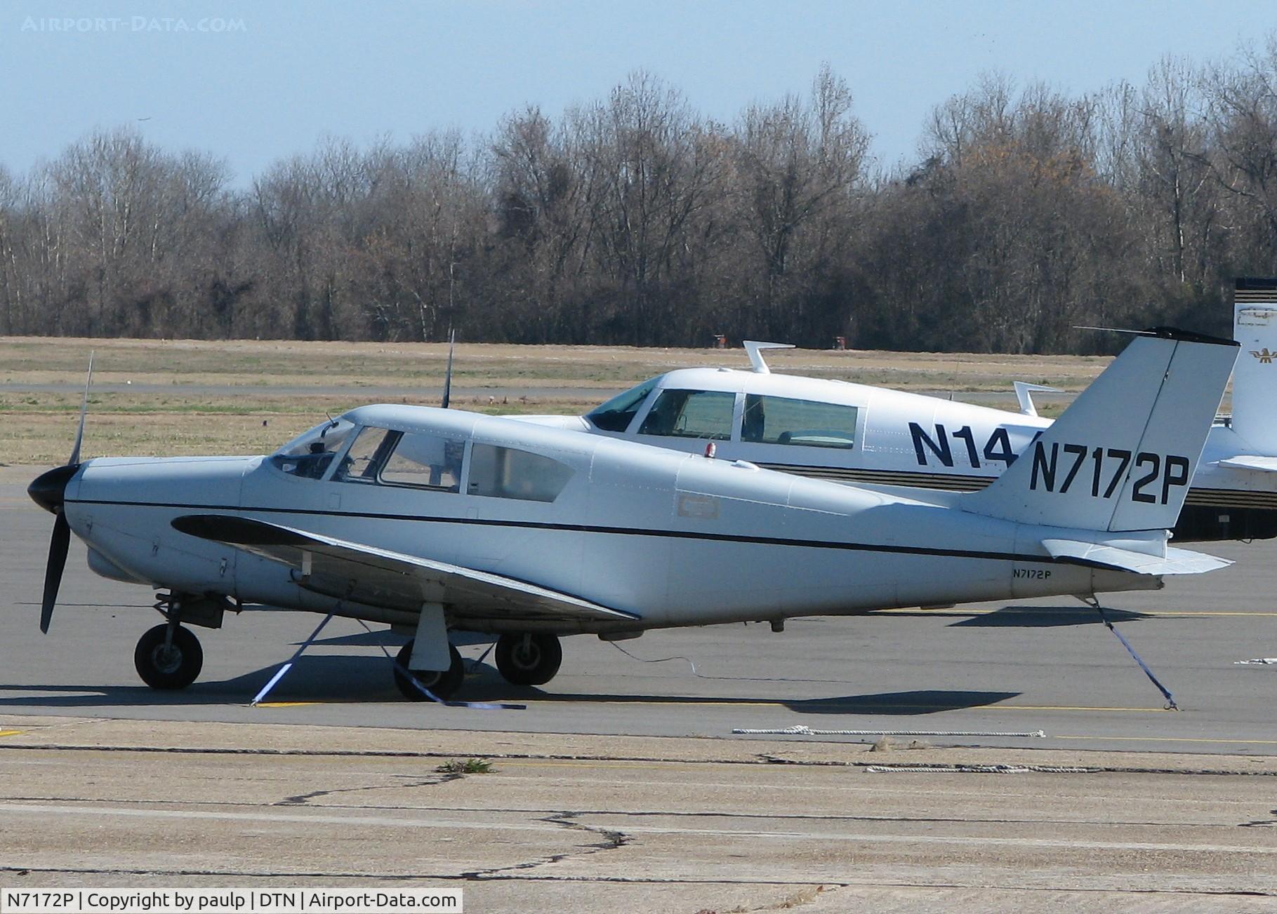 N7172P, 1960 Piper PA-24-250 Comanche C/N 24-2340, Parked at the Downtown Shreveport airport.