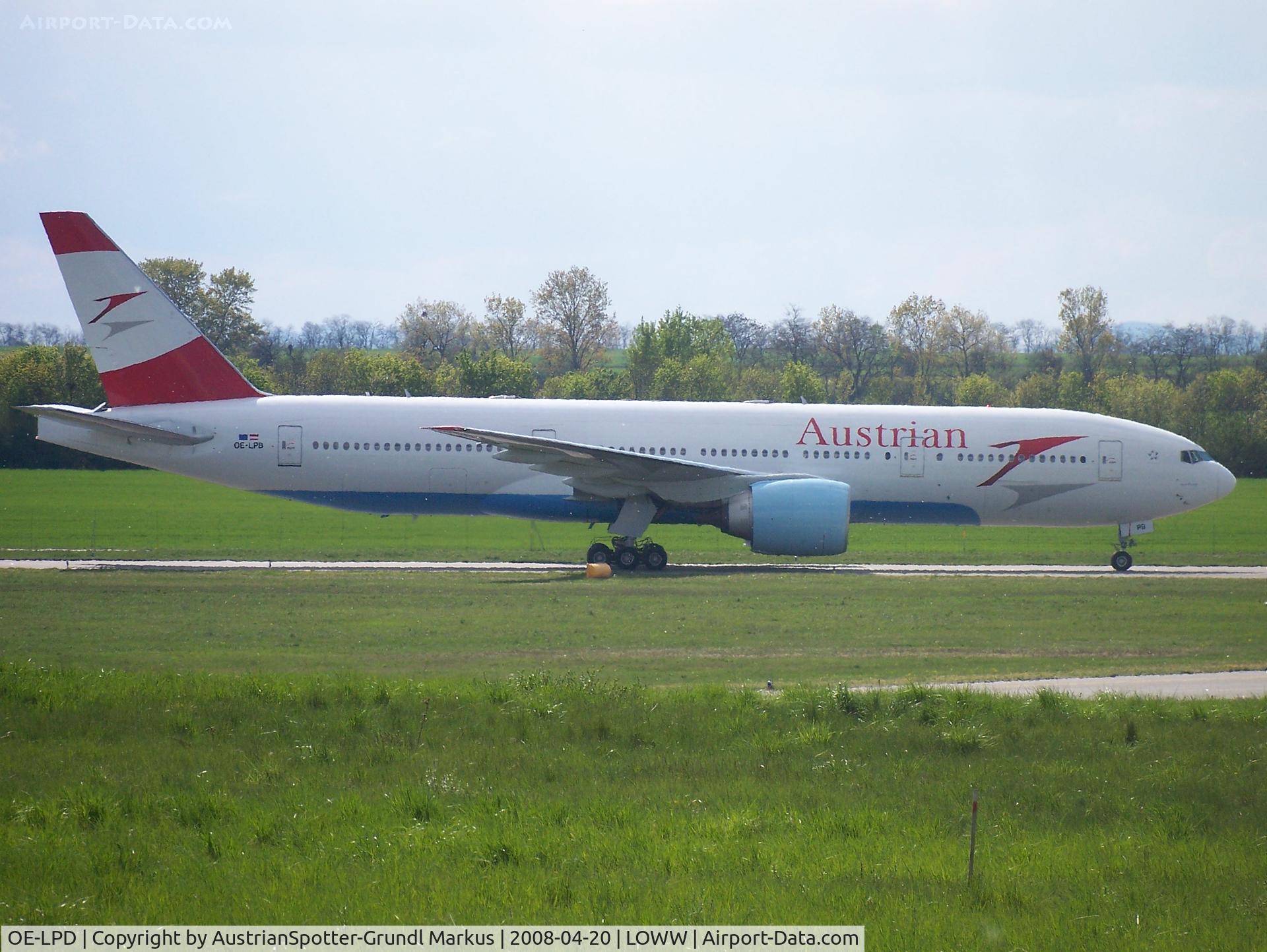 OE-LPD, 2006 Boeing 777-2Z9/ER C/N 35960, Austrian