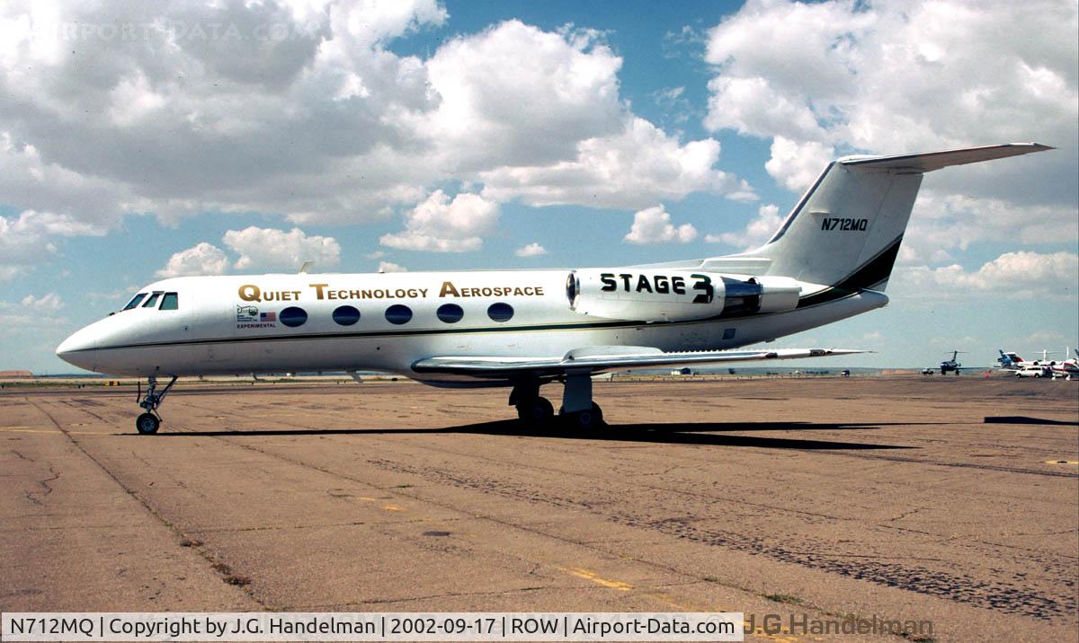 N712MQ, 1971 Grumman G-1159 Gulfstream II C/N 104, at Roswell