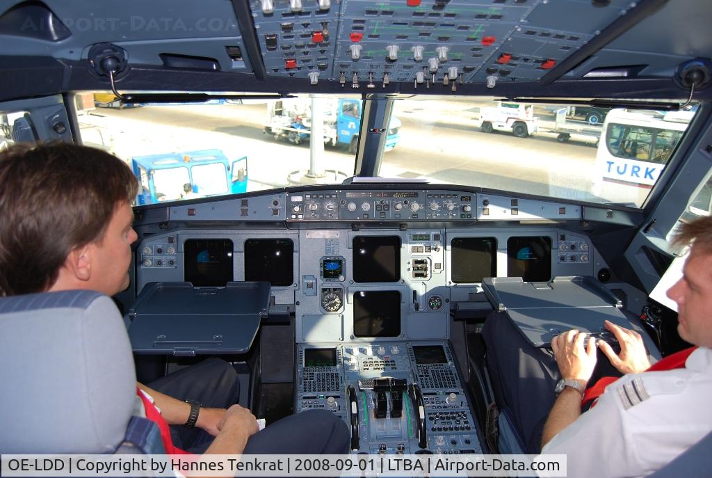 OE-LDD, 2005 Airbus A319-112 C/N 2416, Austrian Airlines Flight OS 822 from IST to VIE