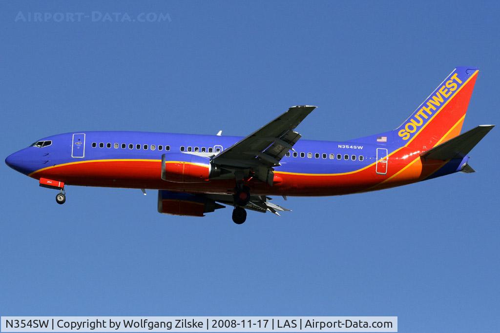 N354SW, 1991 Boeing 737-3H4 C/N 25219, visitor