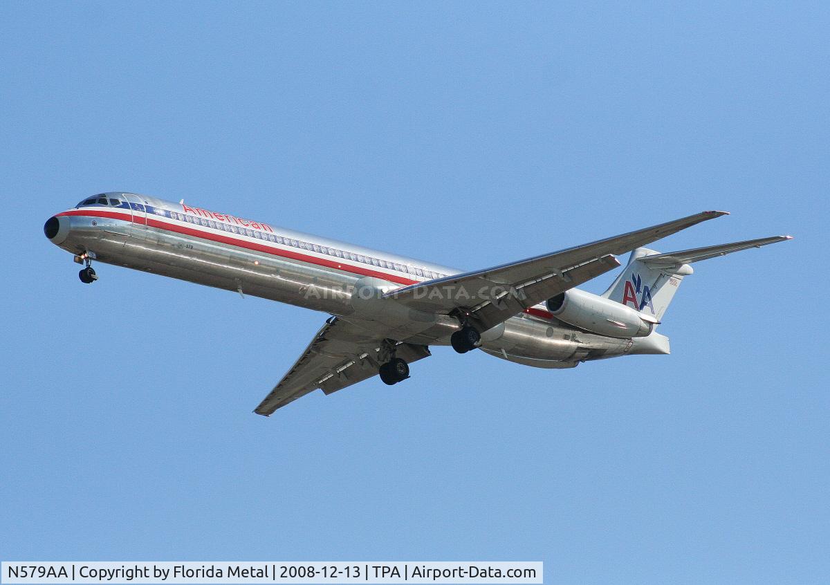 N579AA, 1991 McDonnell Douglas MD-82 (DC-9-82) C/N 53156, American MD-82