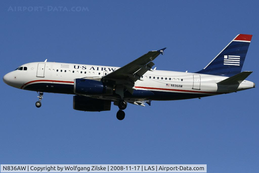 N836AW, 2005 Airbus A319-132 C/N 2570, visitor