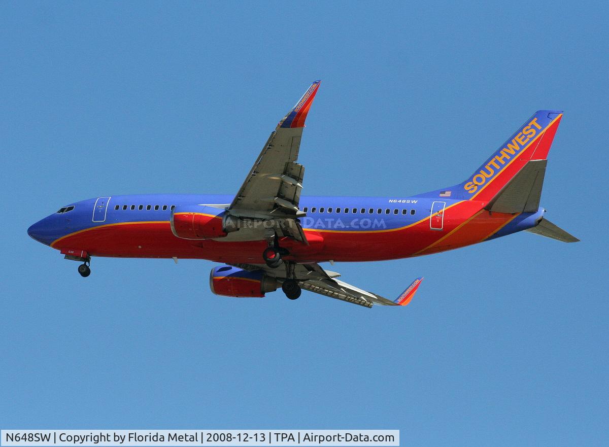 N648SW, 1997 Boeing 737-3H4 C/N 27718, Southwest 737-300