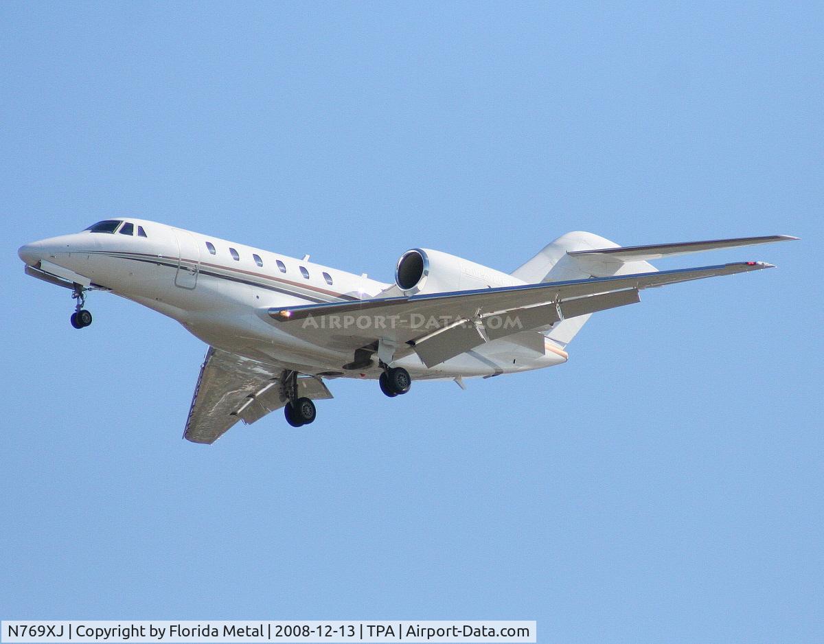 N769XJ, 2007 Cessna 750 Citation X Citation X C/N 750-0269, Citation X