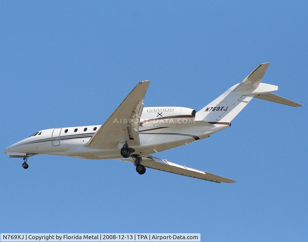 N769XJ, 2007 Cessna 750 Citation X Citation X C/N 750-0269, Citation X