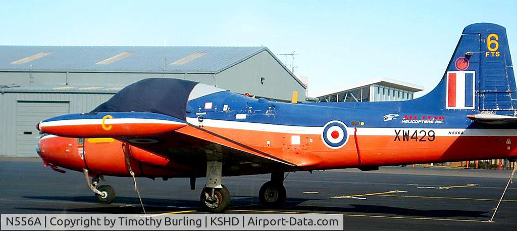 N556A, 1974 BAC 84 Jet Provost T.5A C/N EEP/JP/1051, Jet Provost N556A Virginia in Dec07