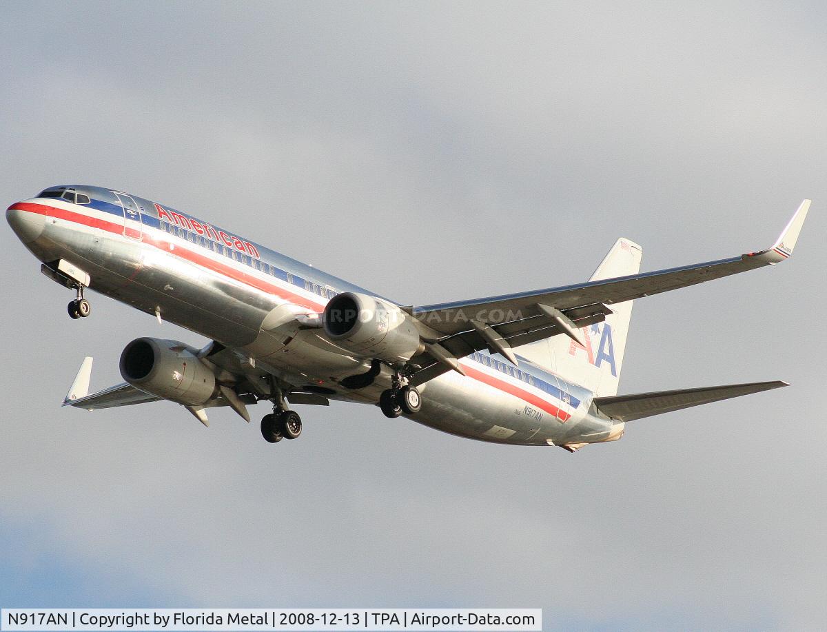 N917AN, 1999 Boeing 737-823 C/N 29518, American 737-800