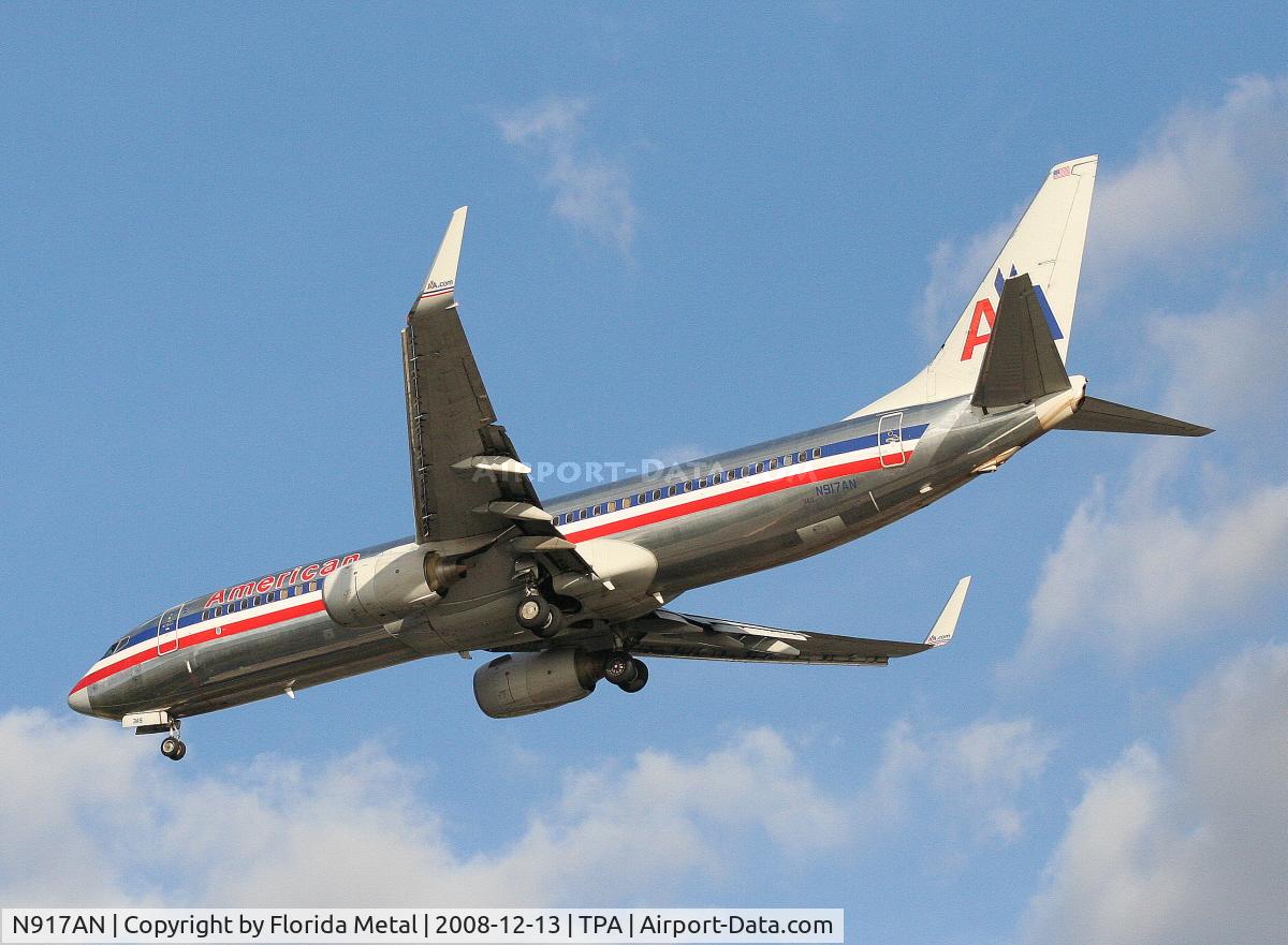 N917AN, 1999 Boeing 737-823 C/N 29518, American 737-800