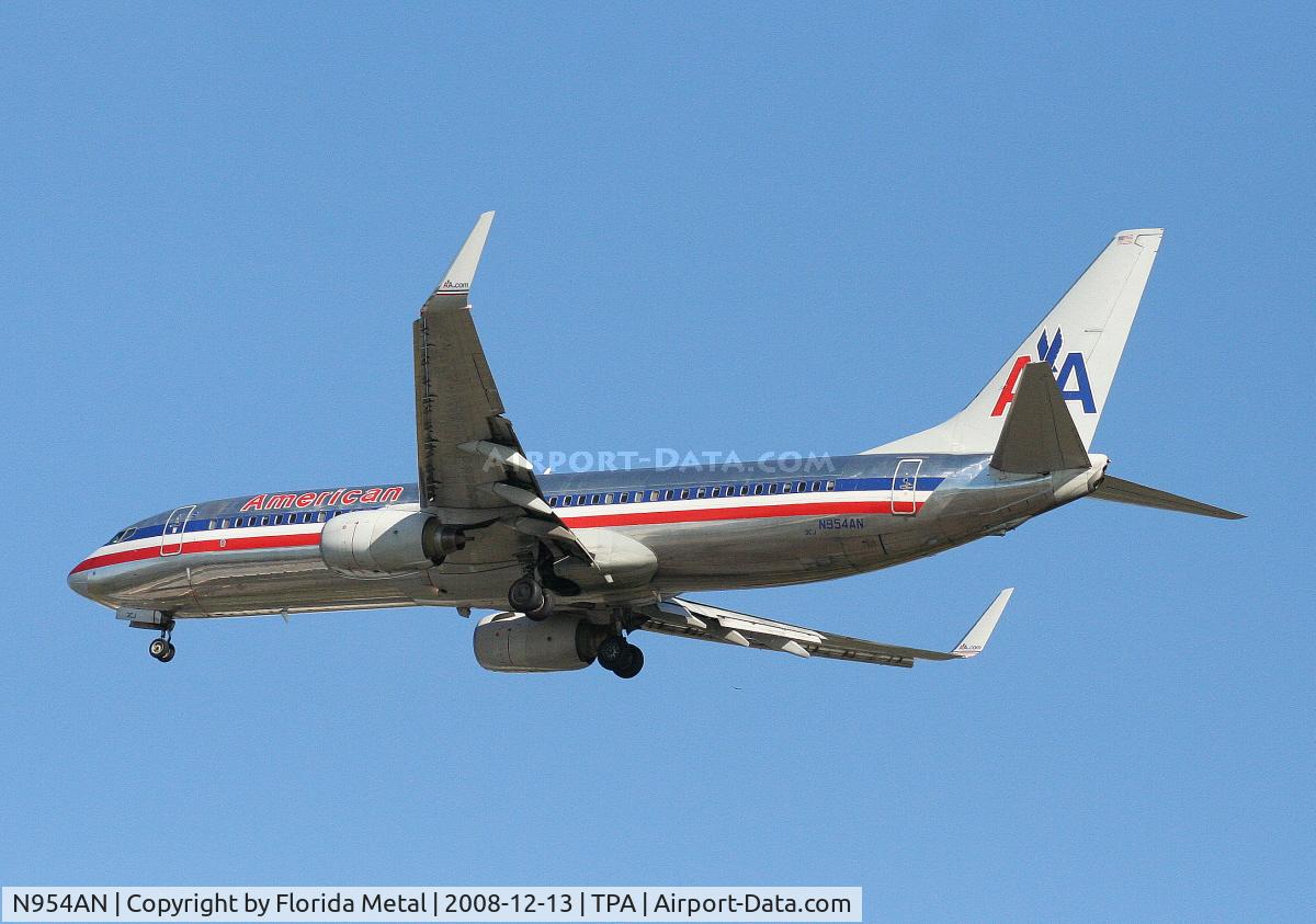 N954AN, 2001 Boeing 737-823 C/N 30089, American 737-800