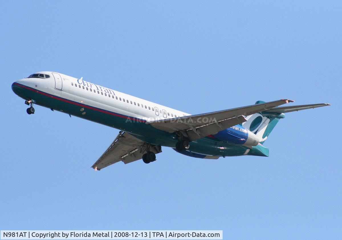 N981AT, 2002 Boeing 717-200 C/N 55040, Air Tran 717