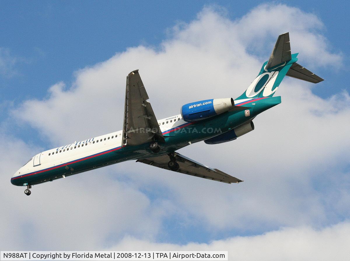 N988AT, 2001 Boeing 717-200 C/N 55068, Air Tran 717