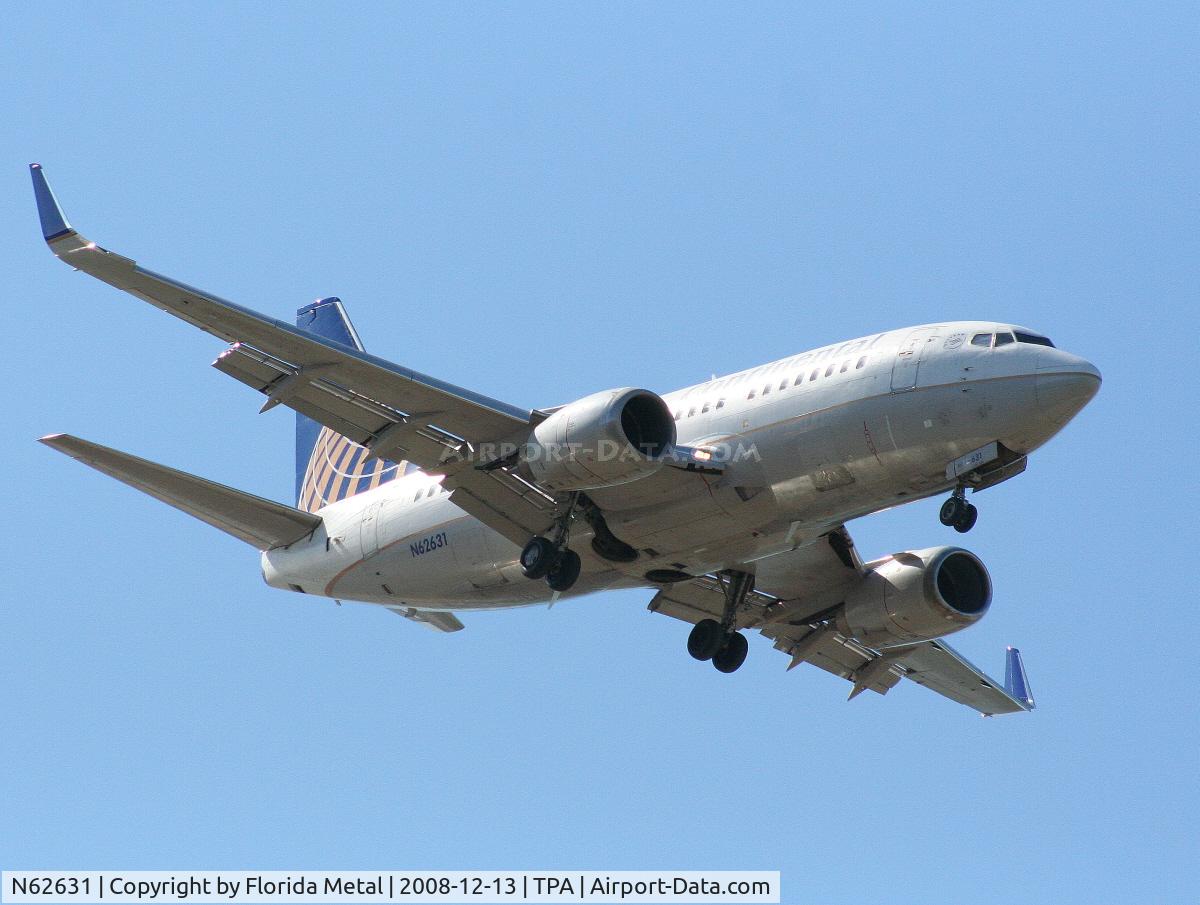 N62631, 1995 Boeing 737-524 C/N 27535, Continental 737-500
