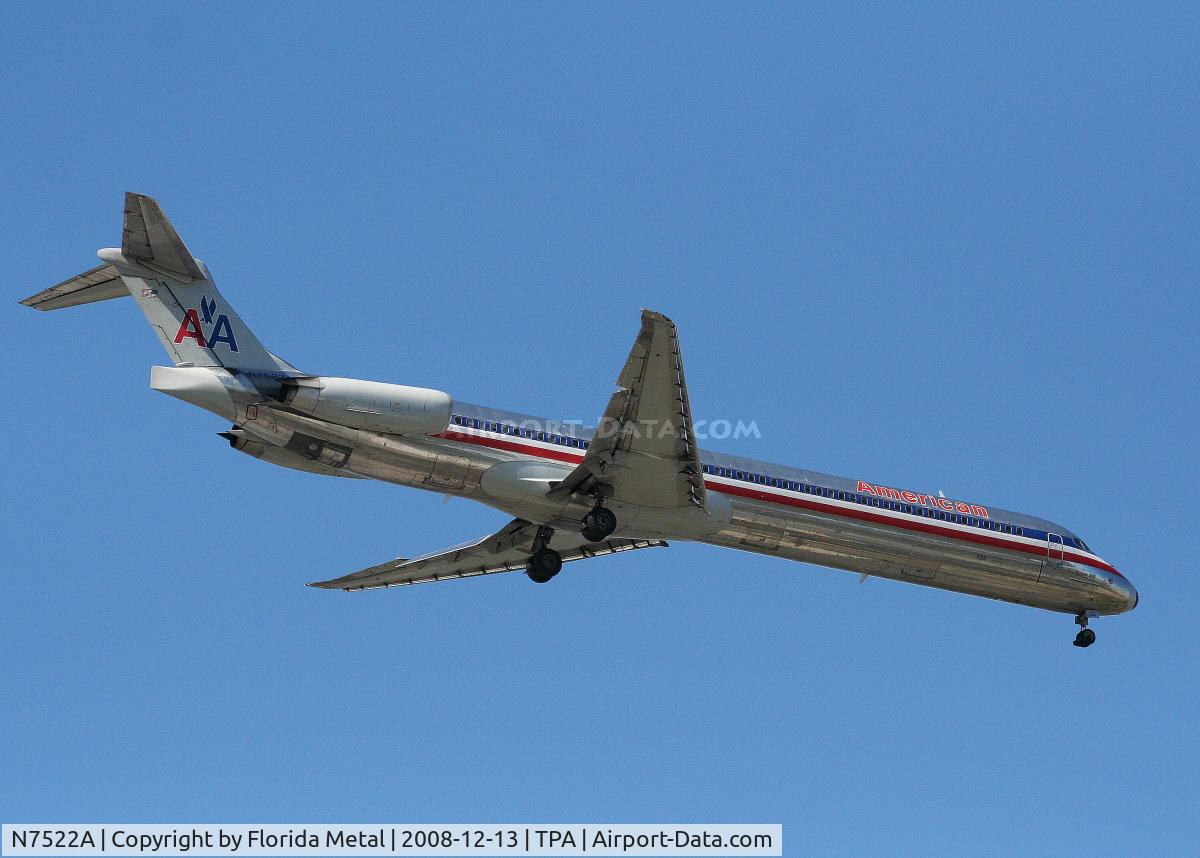 N7522A, 1990 McDonnell Douglas MD-82 (DC-9-82) C/N 49899, American MD-82