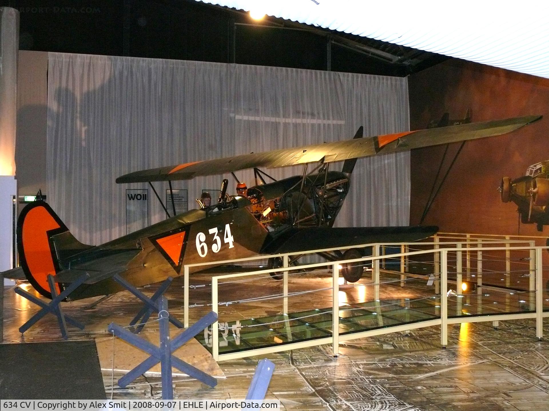 634 CV, Fokker C.VD C/N Not found 634 CV, Fokker C.VD 634 painted in old Dutch Air Force colors preserved in the Aviodrome museum