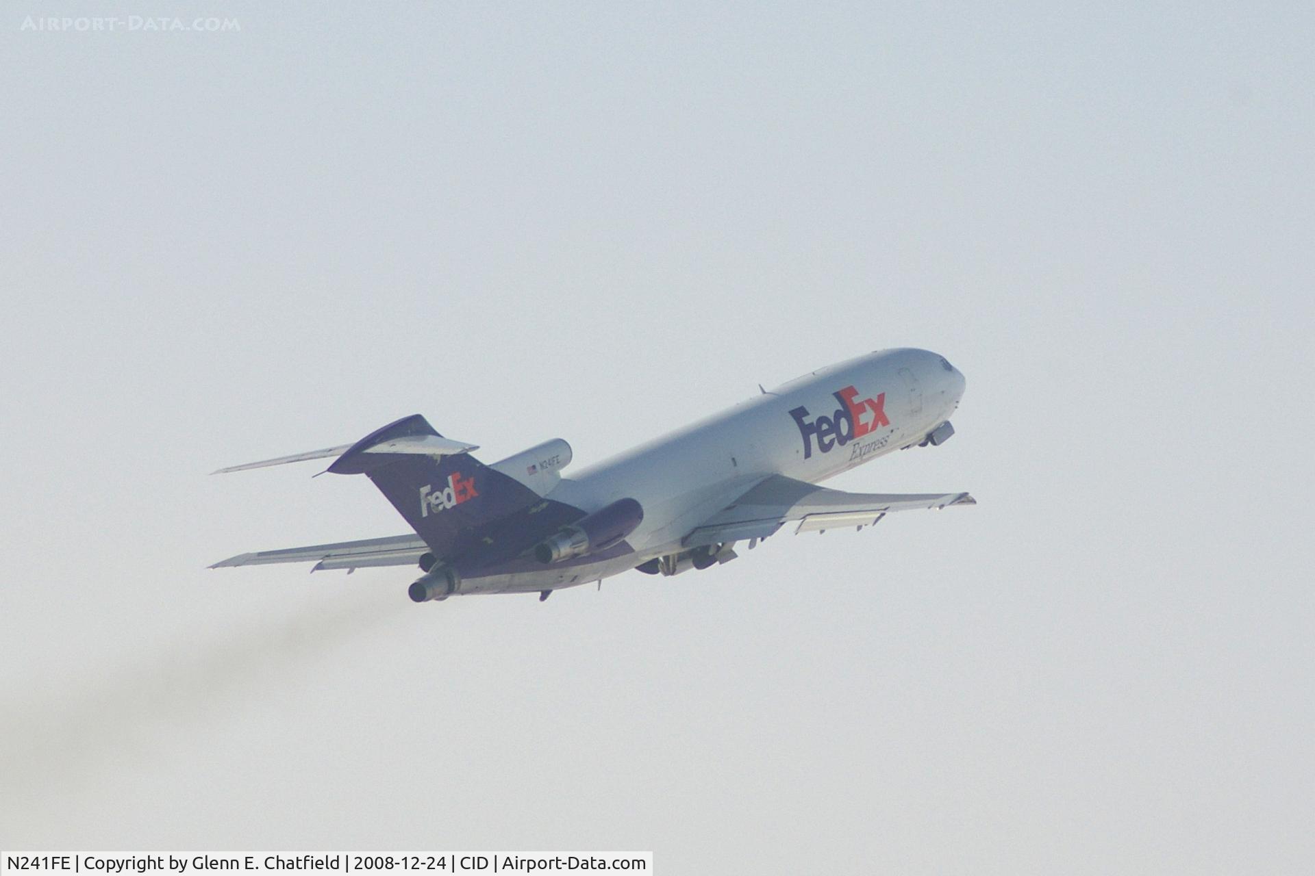N241FE, 1975 Boeing 727-277 C/N 20979, Airborne off Runway 27 - gear coming up