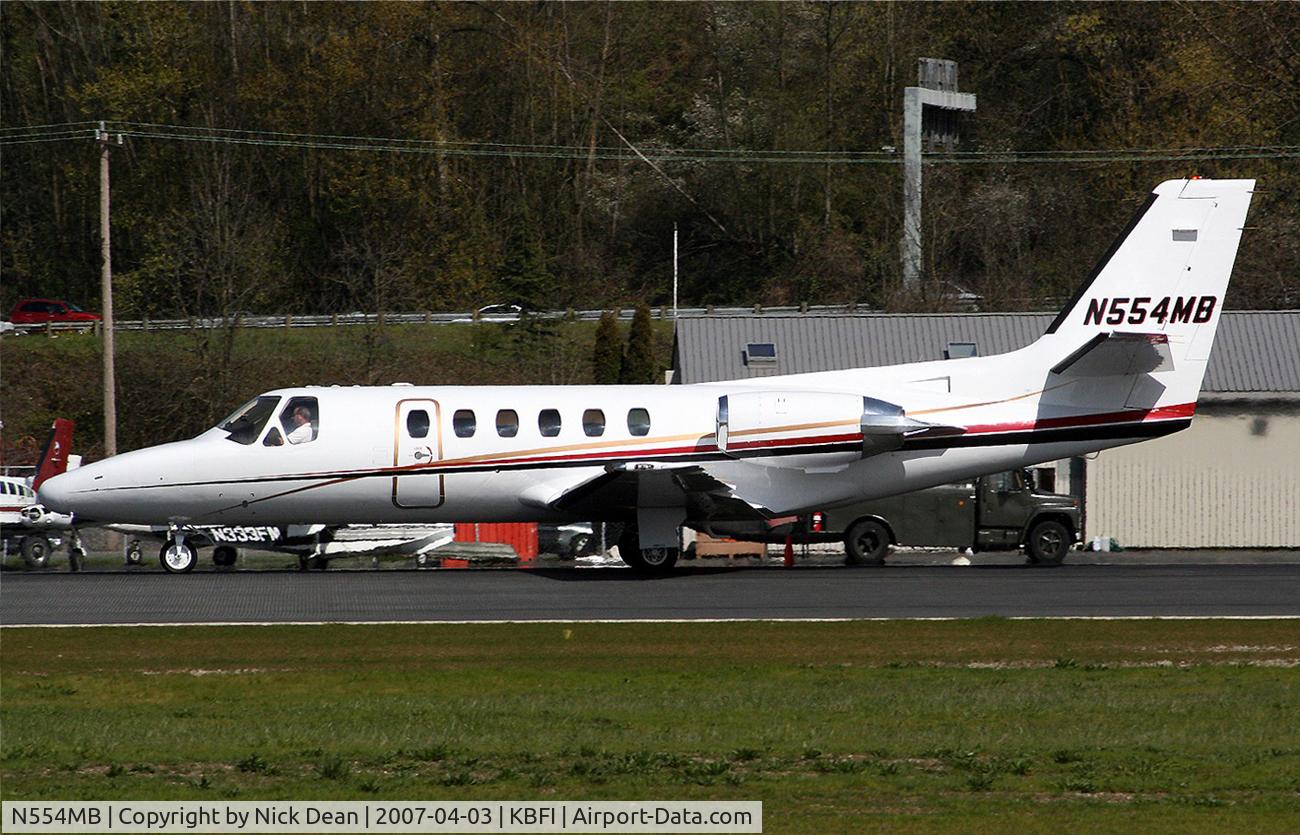 N554MB, Cessna 550 C/N 5500040, KBFI