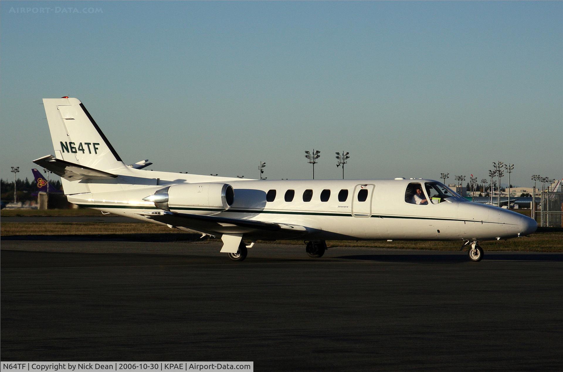 N64TF, 1979 Cessna 550 Citation II C/N 550-0064, KPAE