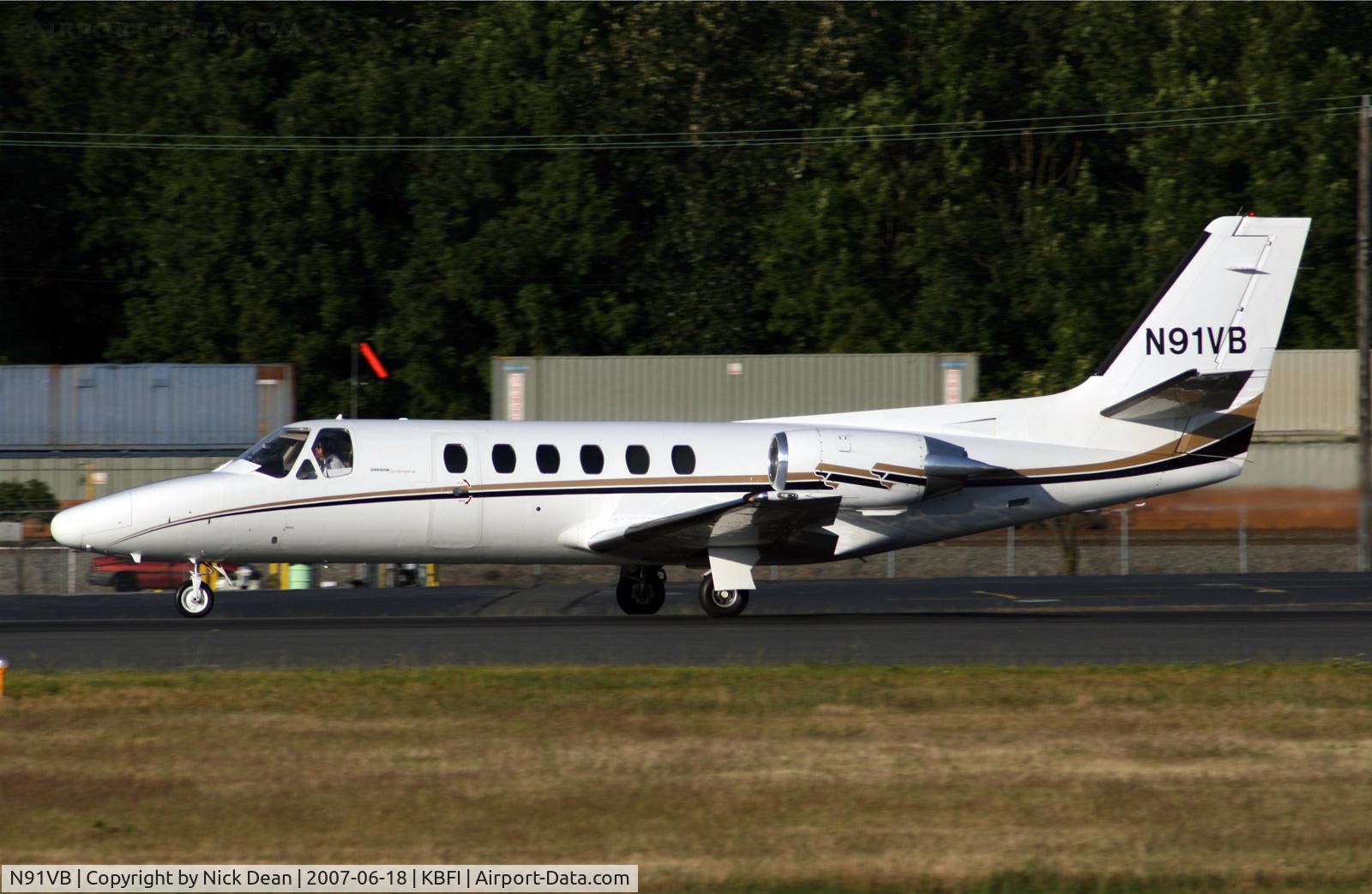 N91VB, 1979 Cessna 550 C/N 550-0068, KBFI
