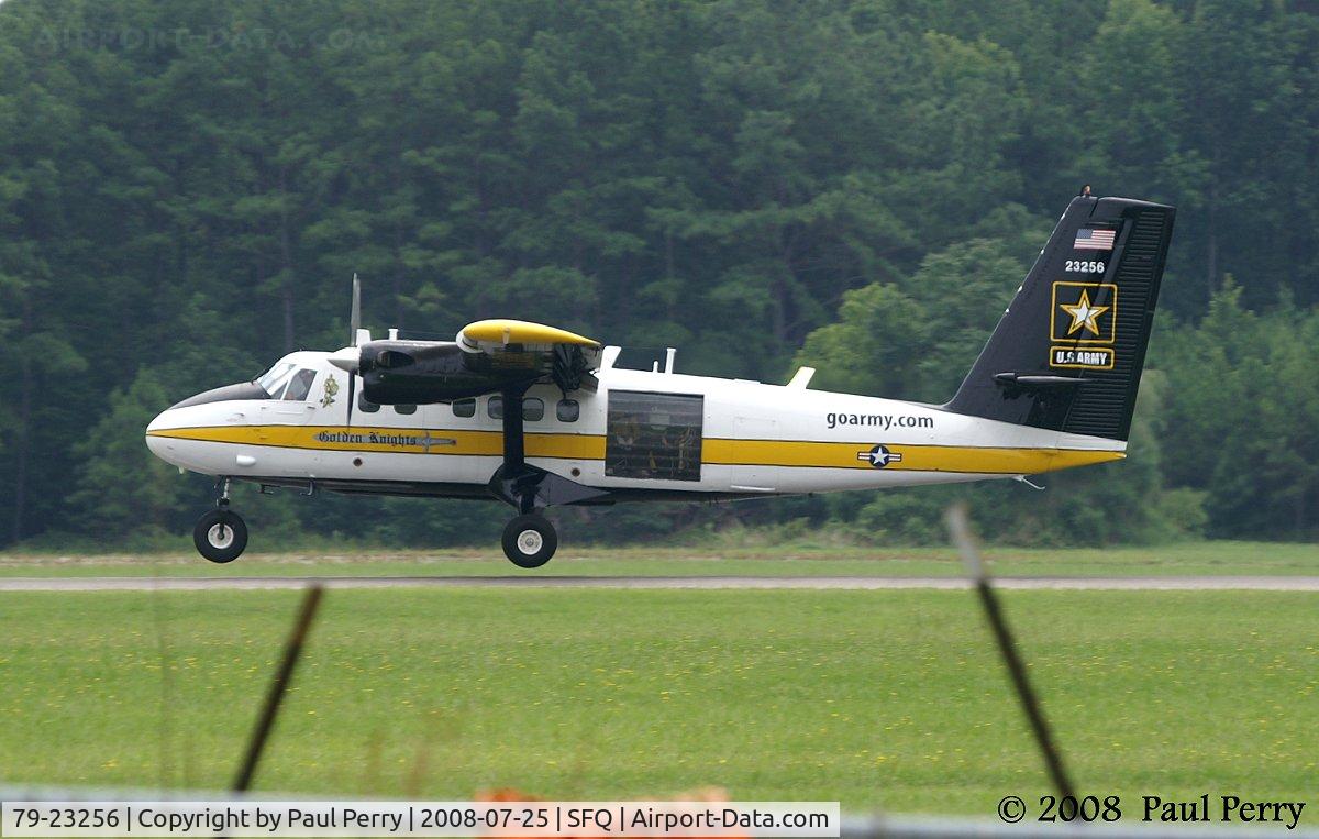 79-23256, De Havilland Canada UV-18A Twin Otter C/N 681, A bit of a surprise, to find the Golden Knights at Suffolk