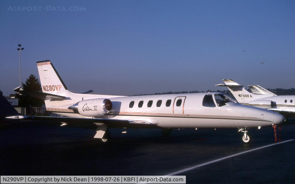 N290VP, 1979 Cessna 550 Citation II C/N 550-0090, KBFI