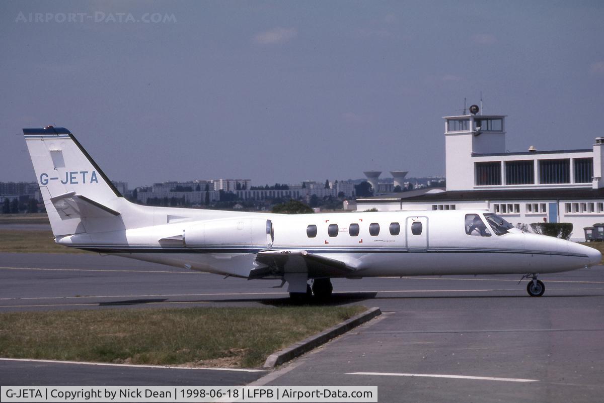 G-JETA, 1979 Cessna 550 Citation II C/N 550-0094, LFPB