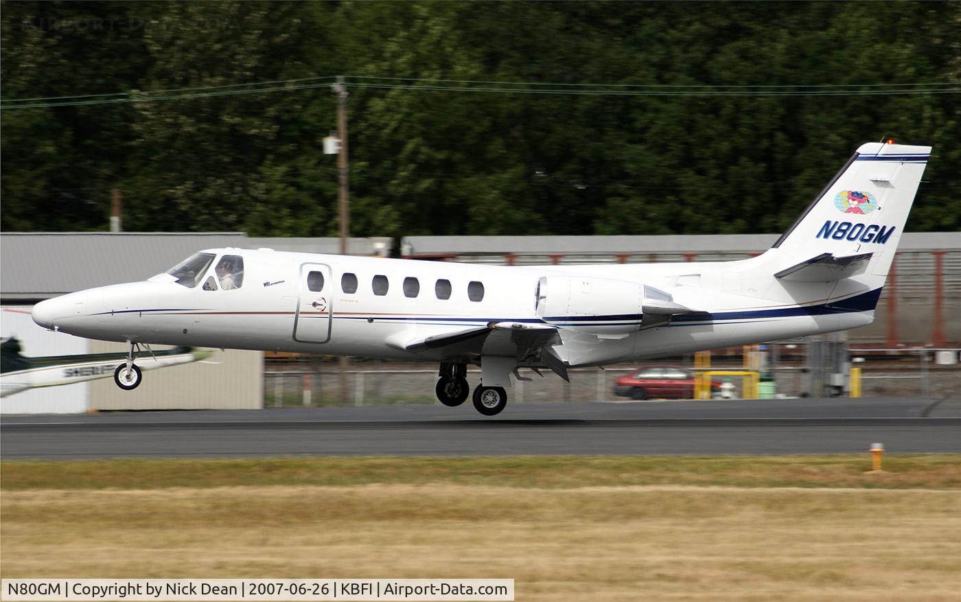 N80GM, 1980 Cessna 550 C/N 550-0147, KBFI
