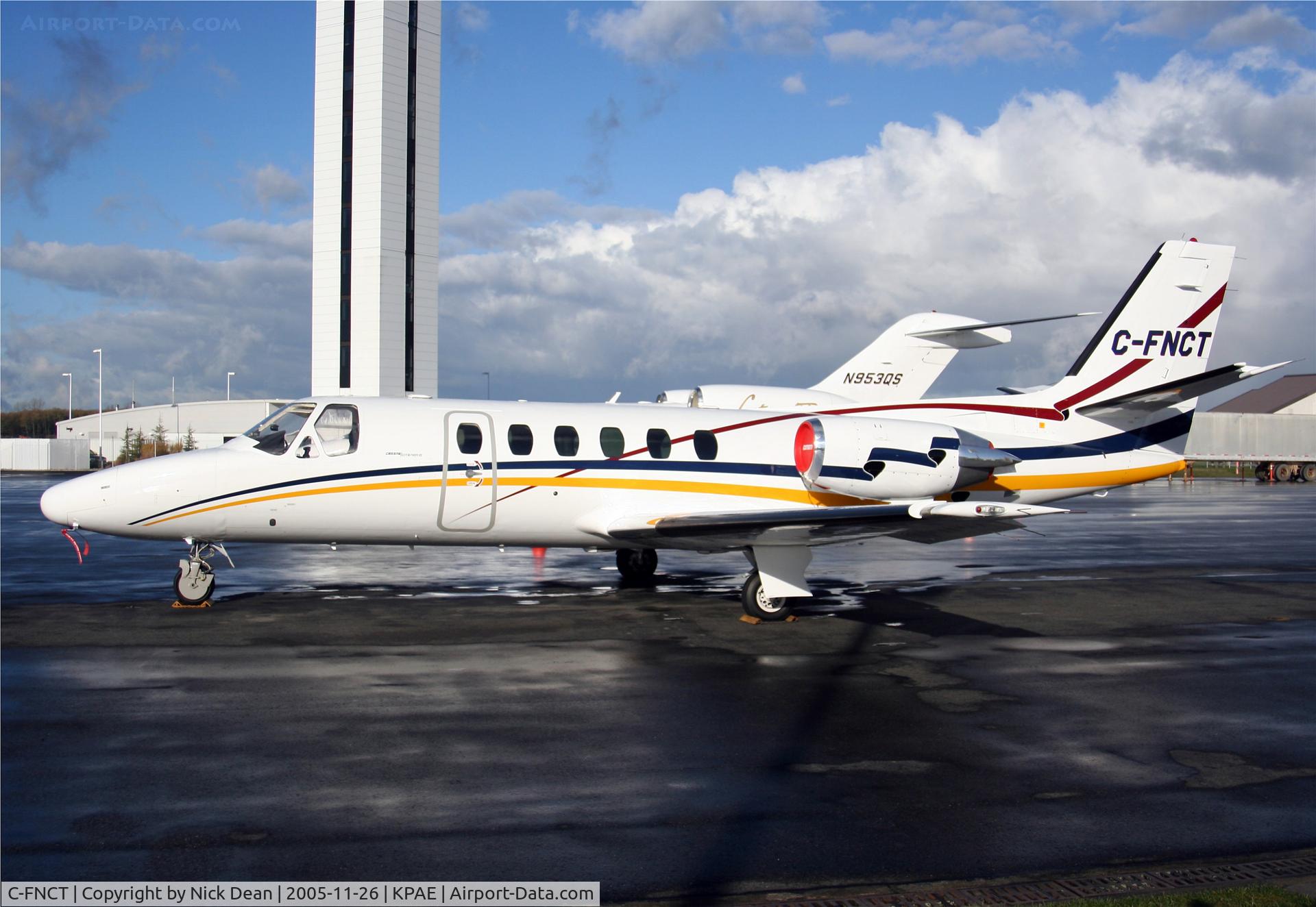 C-FNCT, Cessna 550 C/N 550-0155, KPAE