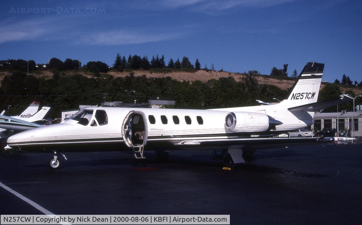 N257CW, 1980 Cessna 550 Citation II C/N 550-0157, KBFI