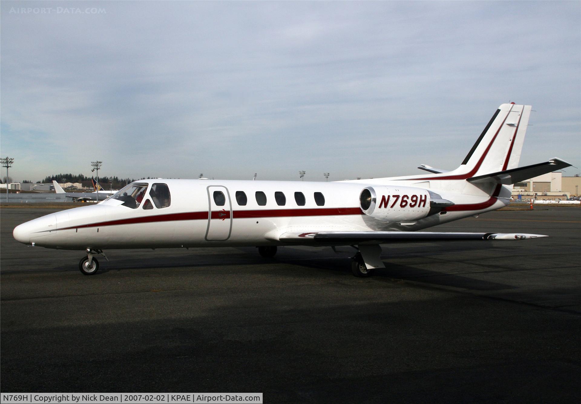 N769H, 1980 Cessna 550 C/N 550-0158, KPAE